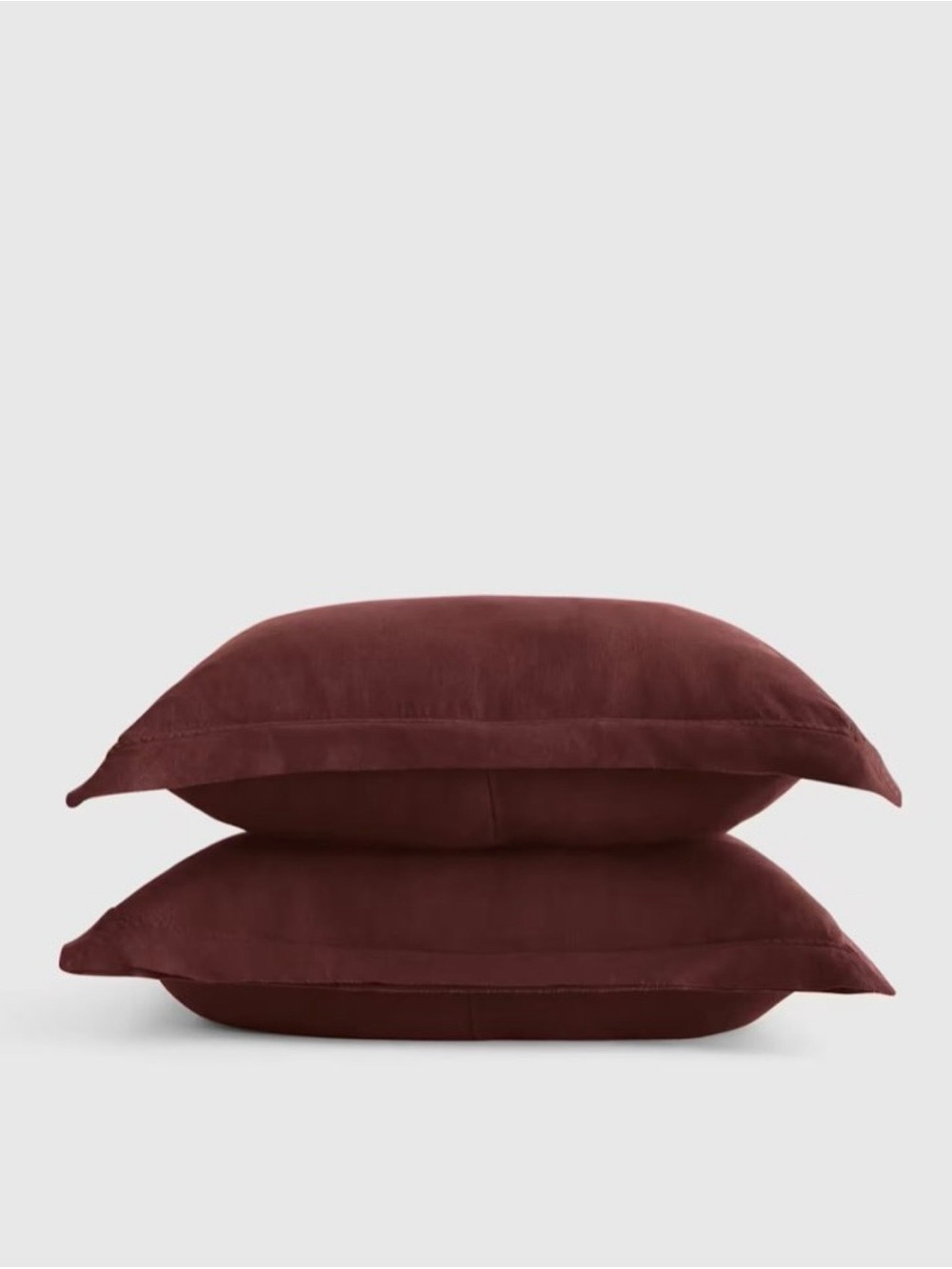 Quince European Linen Double Flange Sham Set